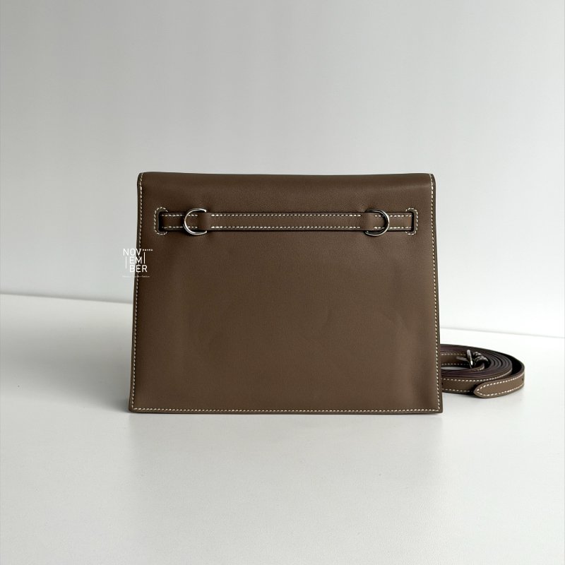 98新🫰🏻Hermès Kelly Danse 大象灰銀釦-1