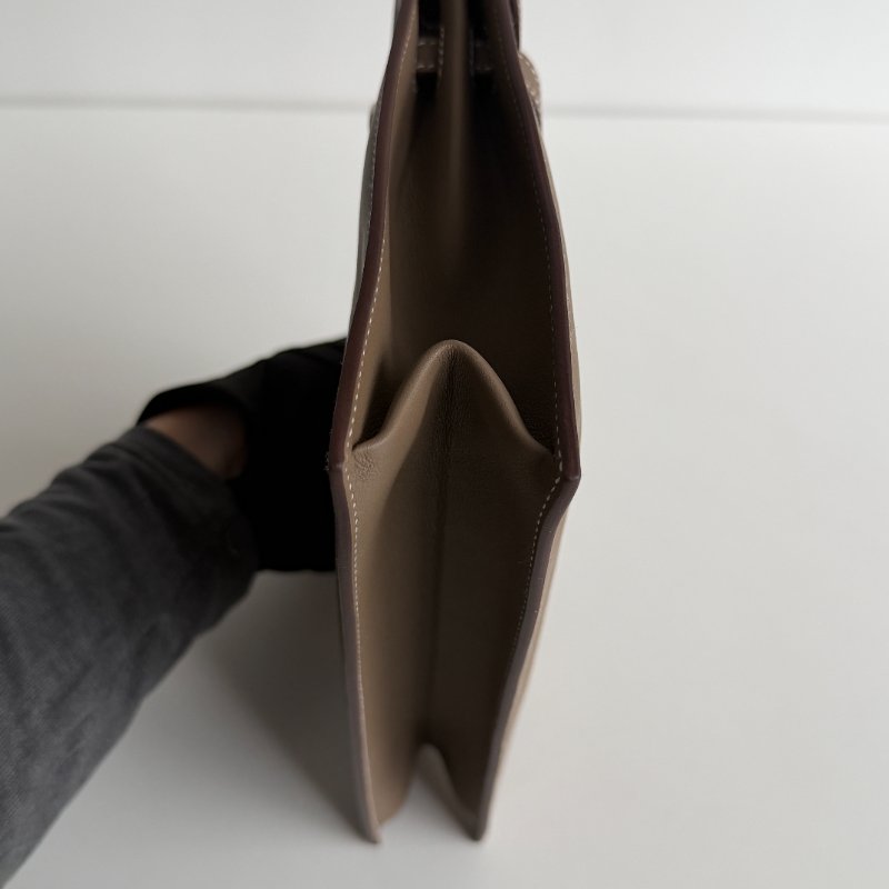 98新🫰🏻Hermès Kelly Danse 大象灰銀釦-14