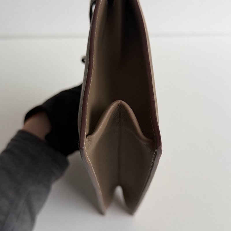 98新🫰🏻Hermès Kelly Danse 大象灰銀釦-16