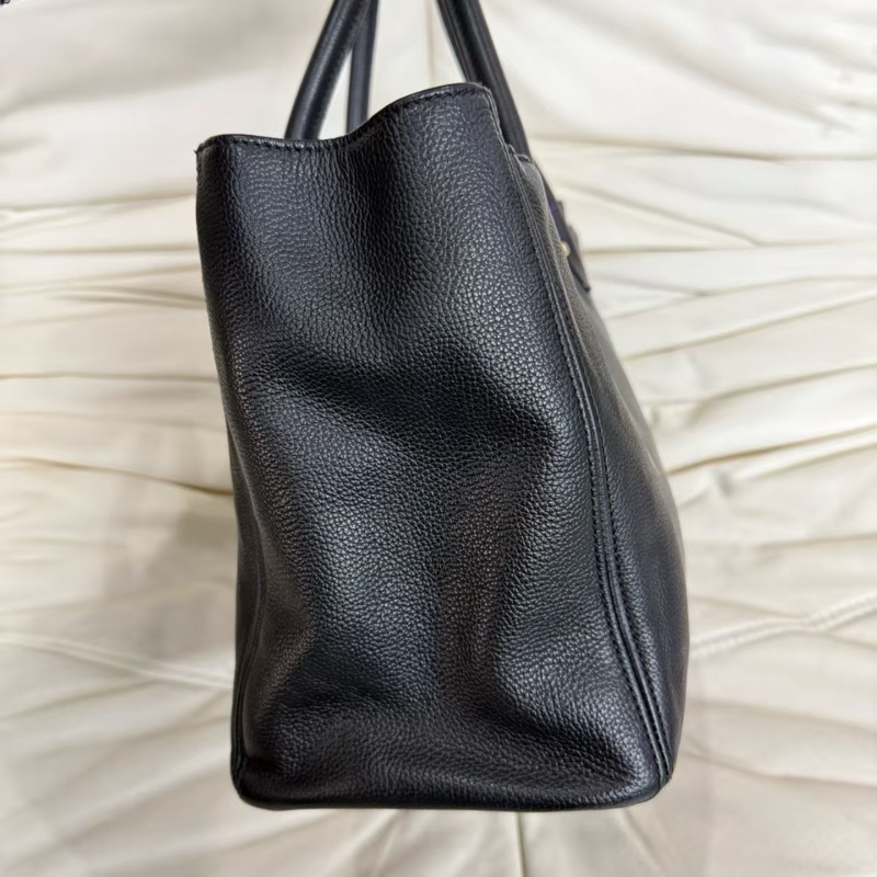 ✨Chanel 黑金荔枝牛 Cerf 中號 🖤-4