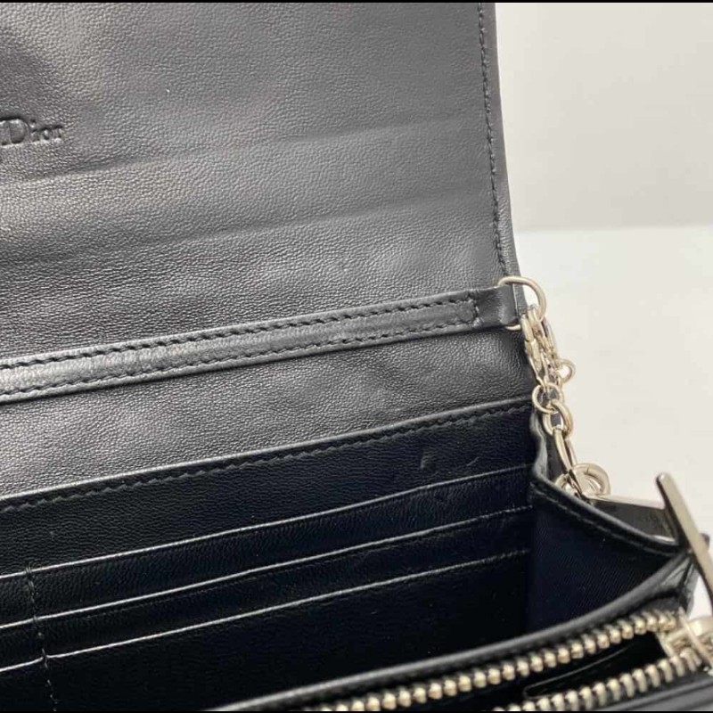 Dior 手提包 黑銀-18