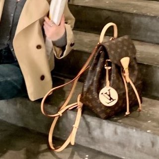 Louis Vuitton - MONTSOURIS 原花磁扣翻蓋束口後背包-1