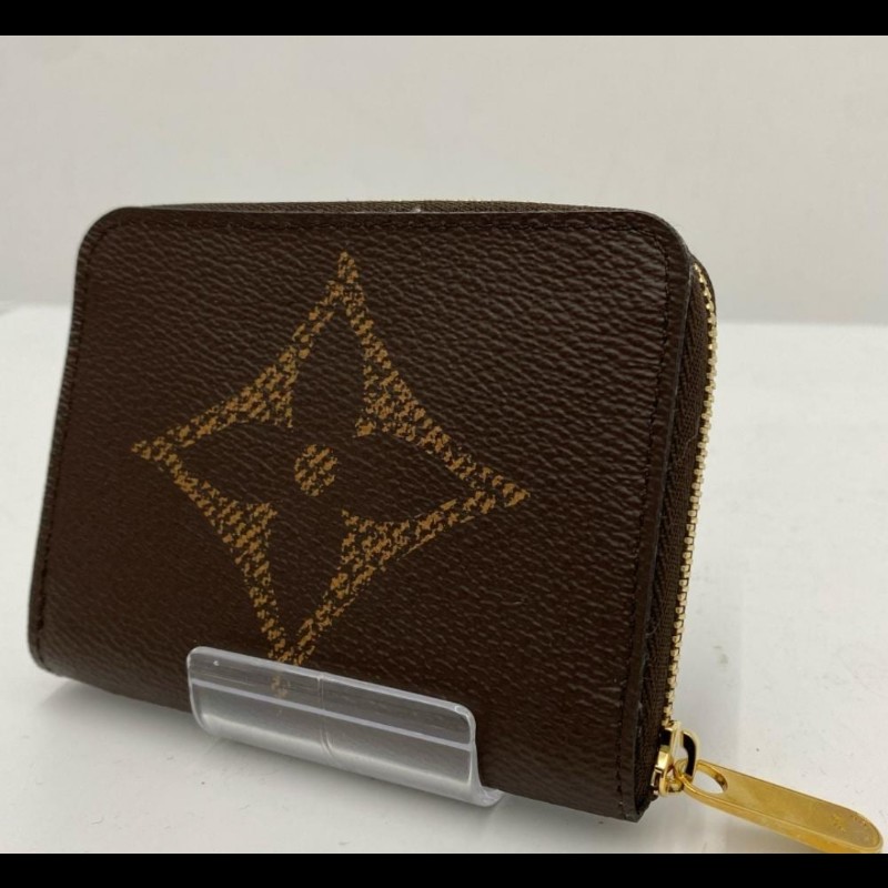 Lv 拉鏈短夾 大Logo款-10