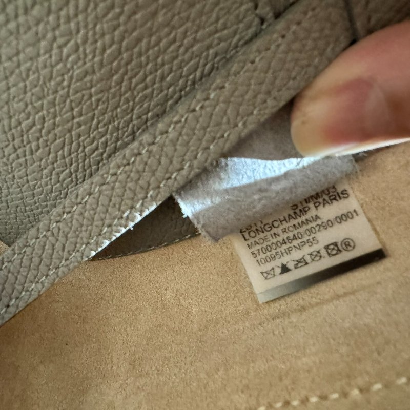 Longchamp Roseau xs 大象灰 竹節 近全新-10