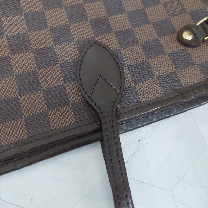 LV Neverfull MM🌈實品拍照🌈中款 棋盤格 托特包 N51105~~二手約8.5成新-74
