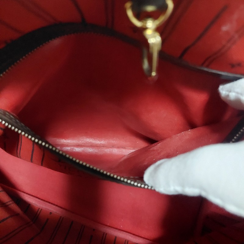 LV Neverfull MM🌈實品拍照🌈中款 棋盤格 托特包 N51105~~二手-94