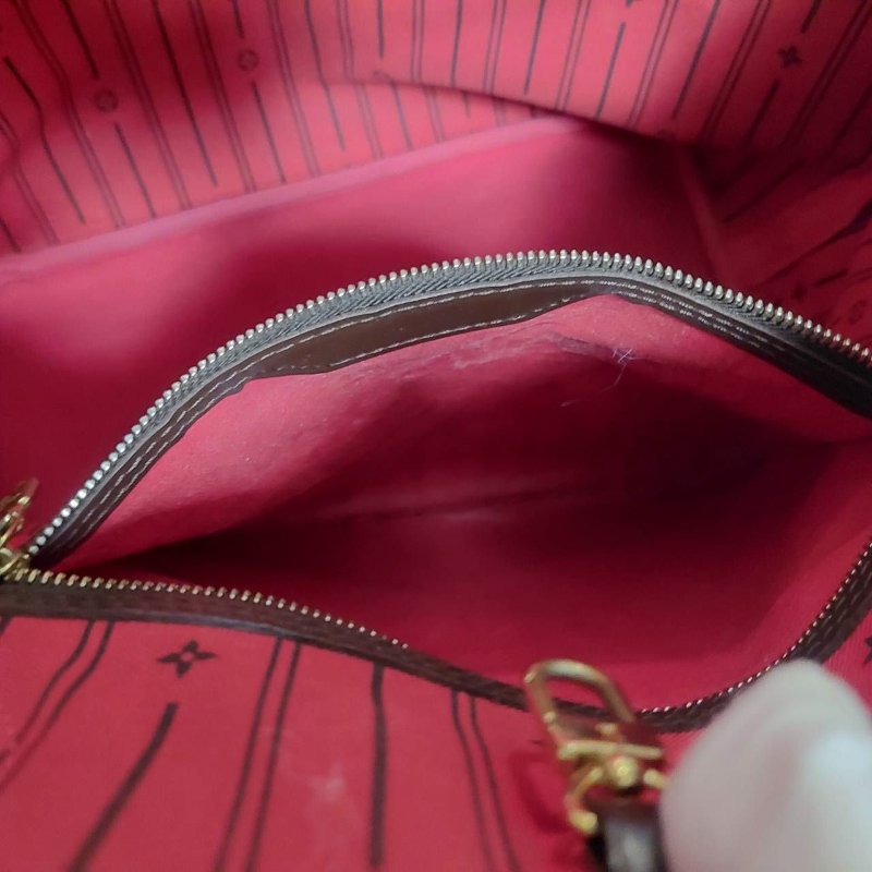 LV Neverfull MM🌈實品拍照🌈中款 棋盤格 托特包 N51105~~二手-46