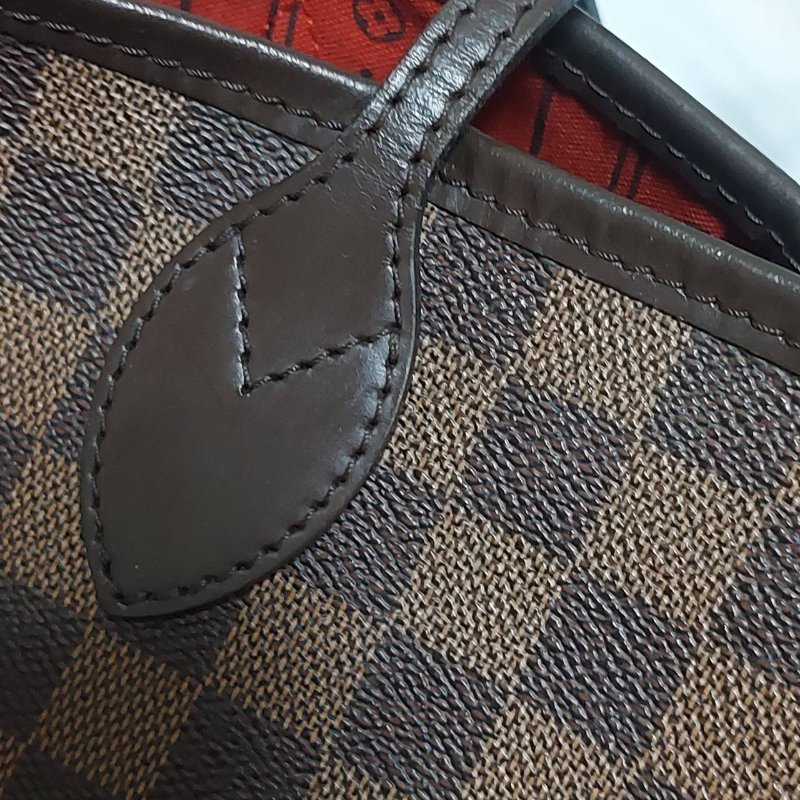 LV Neverfull MM🌈實品拍照🌈中款 棋盤格 托特包 N51105~~二手-55