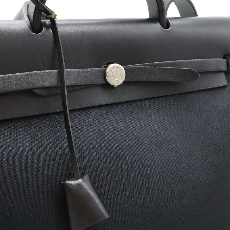 Hermes Herbag 39 閒置 保存狀況非常好 送原廠大容量備用袋替換袋-13