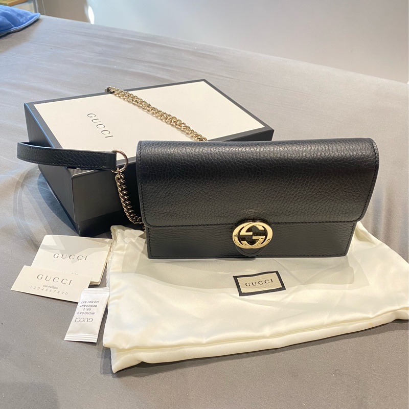 Gucci雙C logo woc 包-1