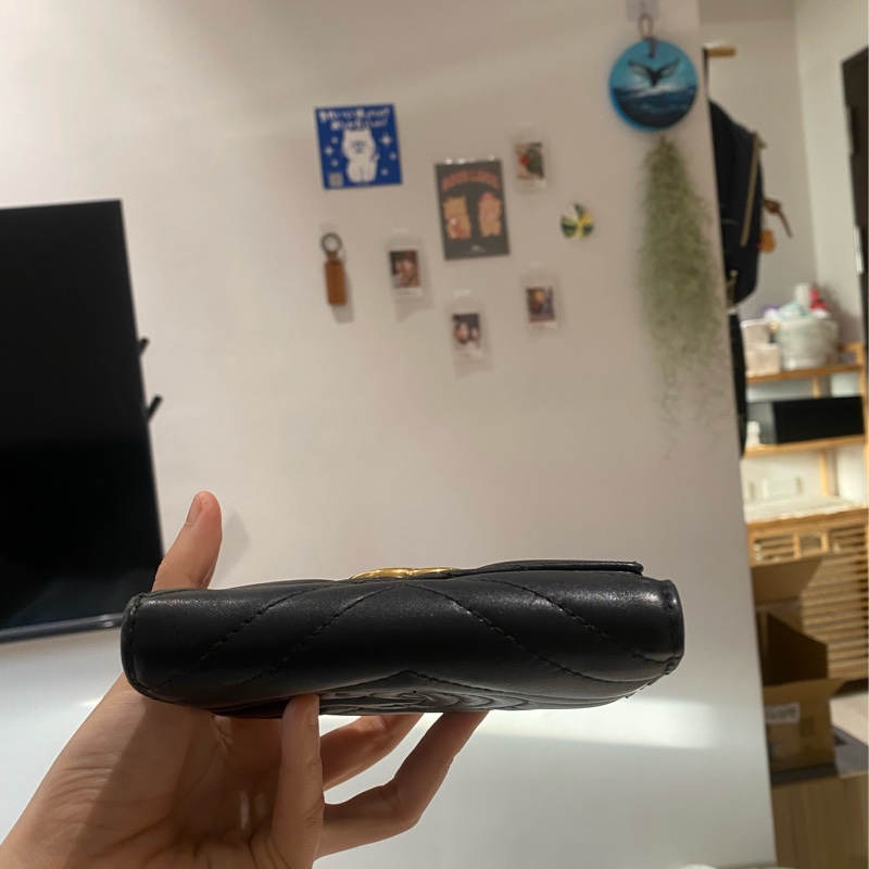 Gucci馬蒙三折短夾-9