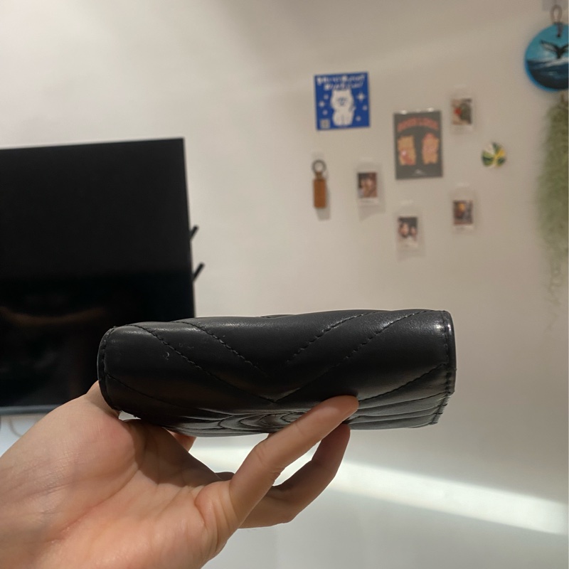 Gucci馬蒙三折短夾-10