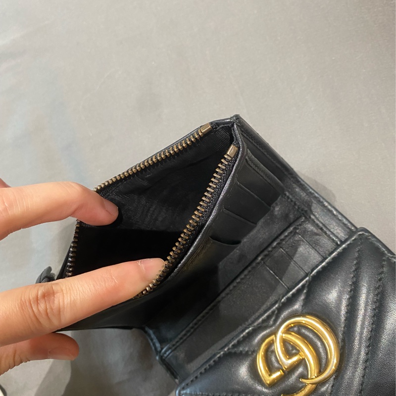 Gucci馬蒙三折短夾-13