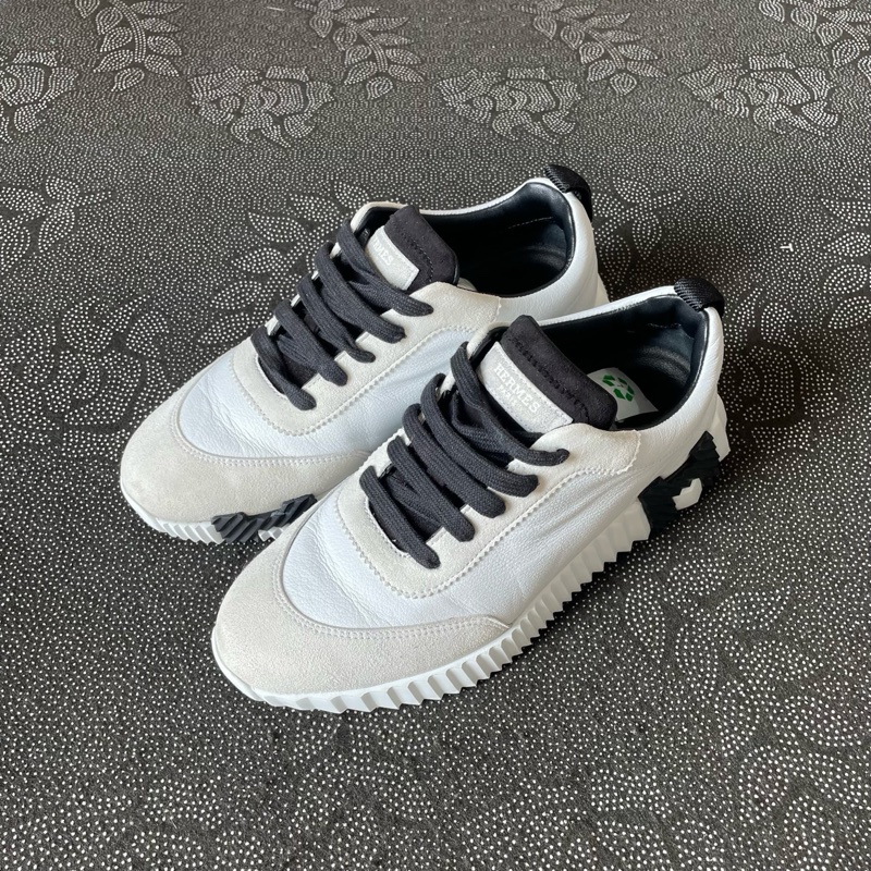 hy0064 愛馬仕黑白運動鞋36碼無盒,成色充新穿一次。-1