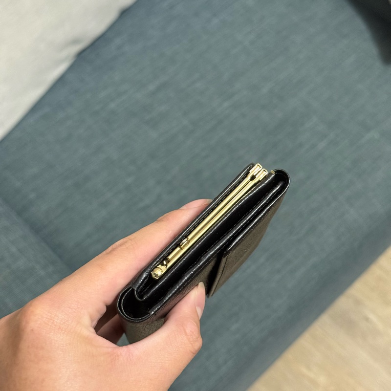 Burberry • 經典戰馬Logo黑色牛皮三折短夾-5