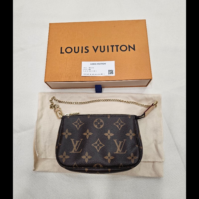 全新!LV小手提包(老花)-0