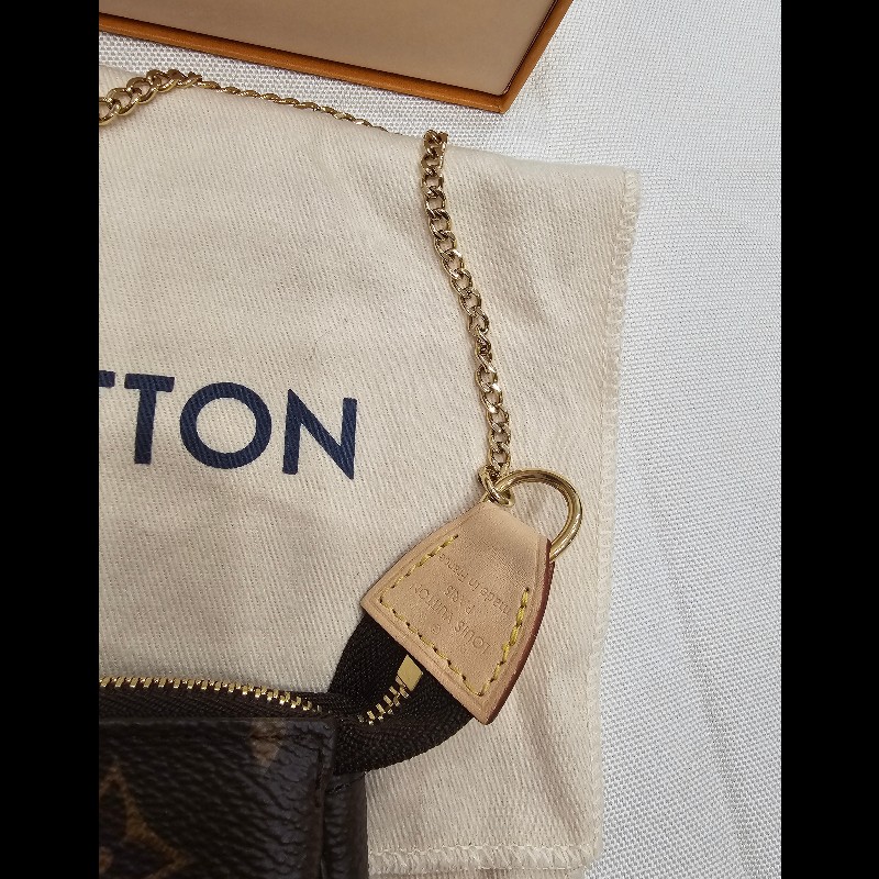 全新!LV小手提包(老花)-8