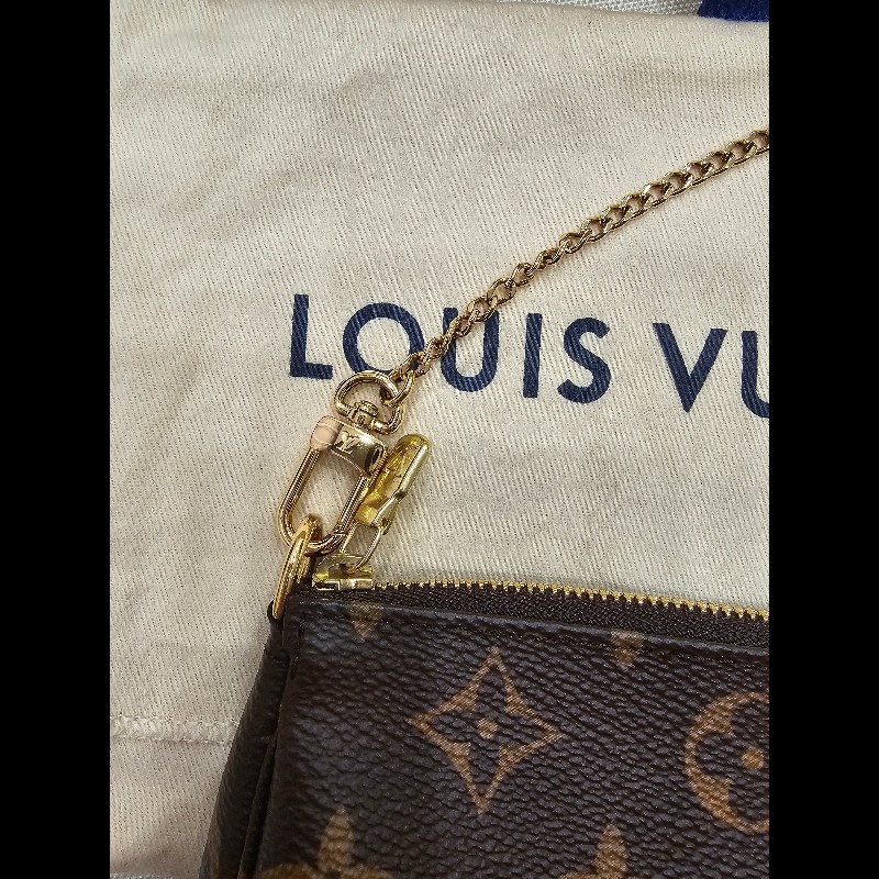 全新!LV小手提包(老花)-9