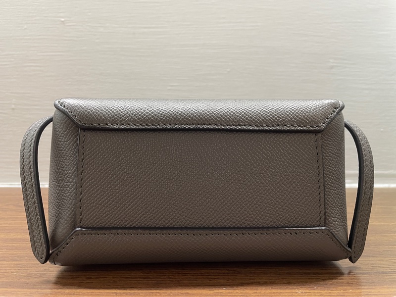 Celine belt pico 大象灰-3