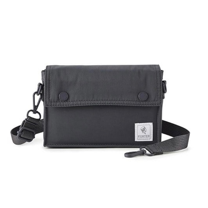 ［男女皆可］PORTER INTERNATIONAL -方正多層MID斜背包 側背包 WOC 隨身包-0