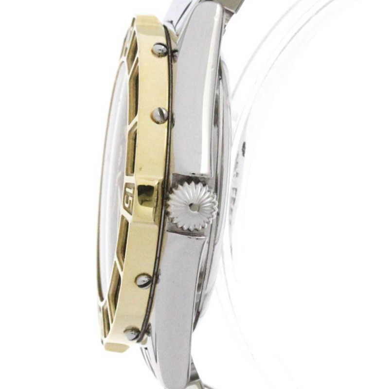百年靈 Lady J 18K 金鋼石英女士腕錶 D52065 拋光-3