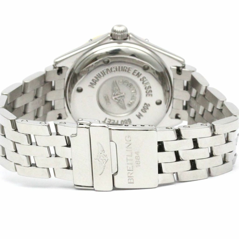 百年靈 Lady J 18K 金鋼石英女士腕錶 D52065 拋光-4