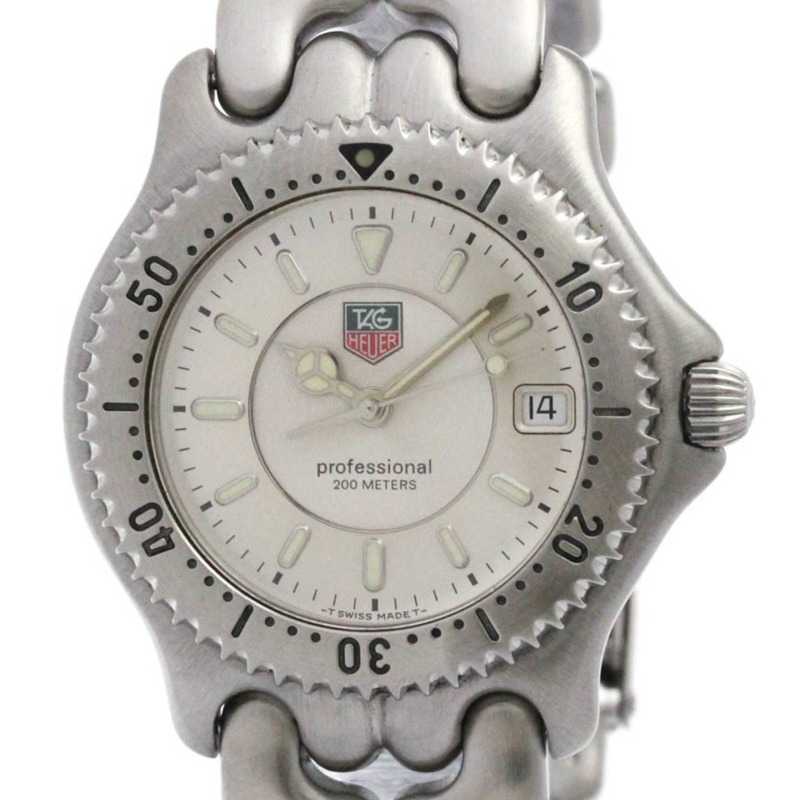 TAG HEUER Sel Professional 200M 石英男錶 WG111B 拋光款-0