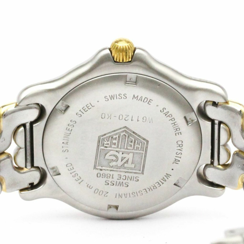 TAG HEUER Sel Professional 200公尺鍍金鋼錶 WG1120 拋光-5