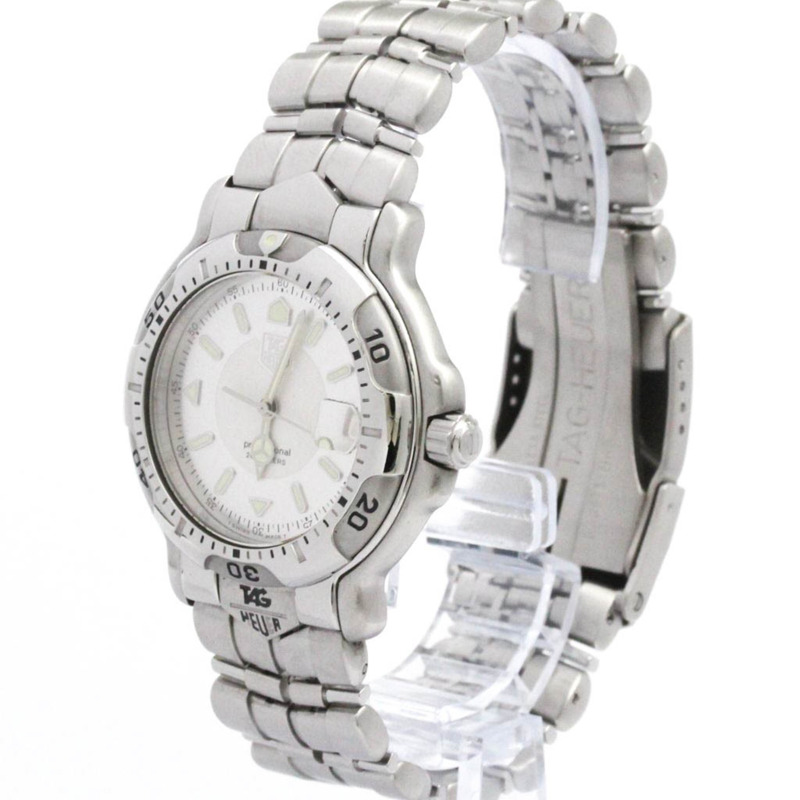 豪雅 6000 Pro 200公尺 精鋼石英中型腕錶 WH1113 拋光-1