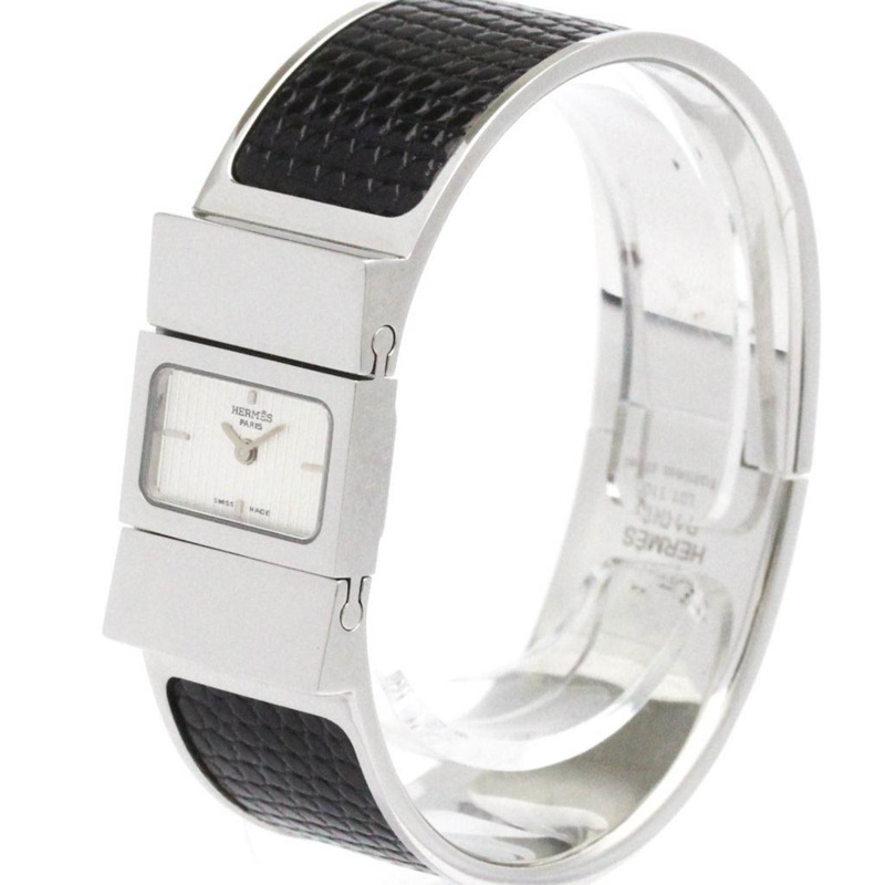 愛馬仕 Loquet 不鏽鋼石英女士腕錶 LO1.210 拋光款-1