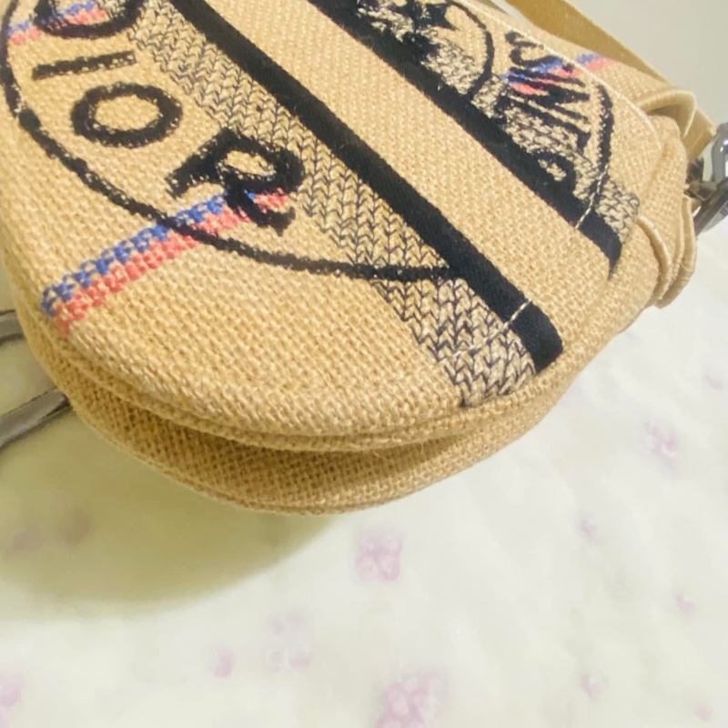 Dior Saddle bag 棉麻馬鞍包-13