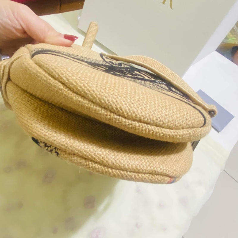 Dior Saddle bag 棉麻馬鞍包-14