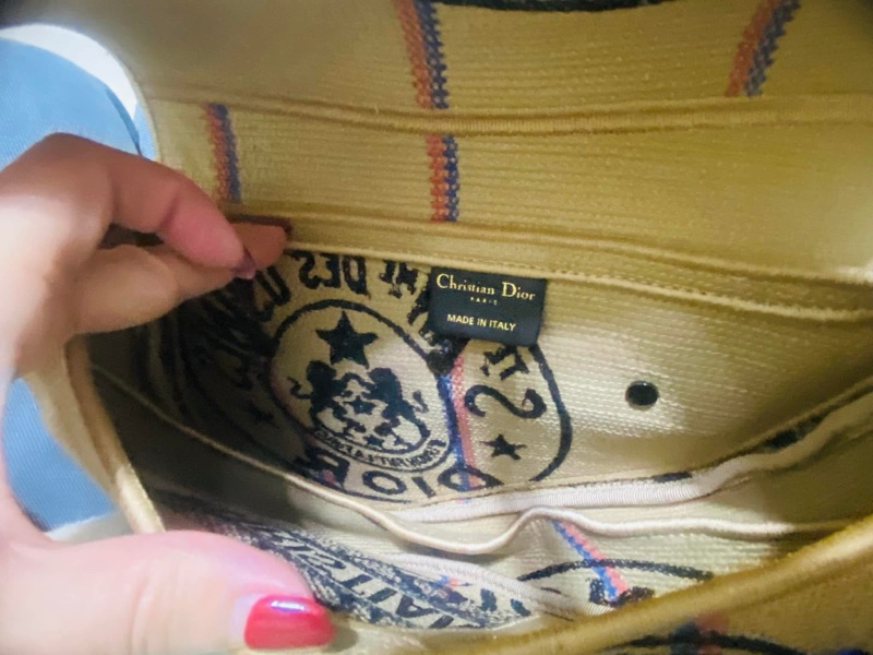 Dior Saddle bag 棉麻馬鞍包-15