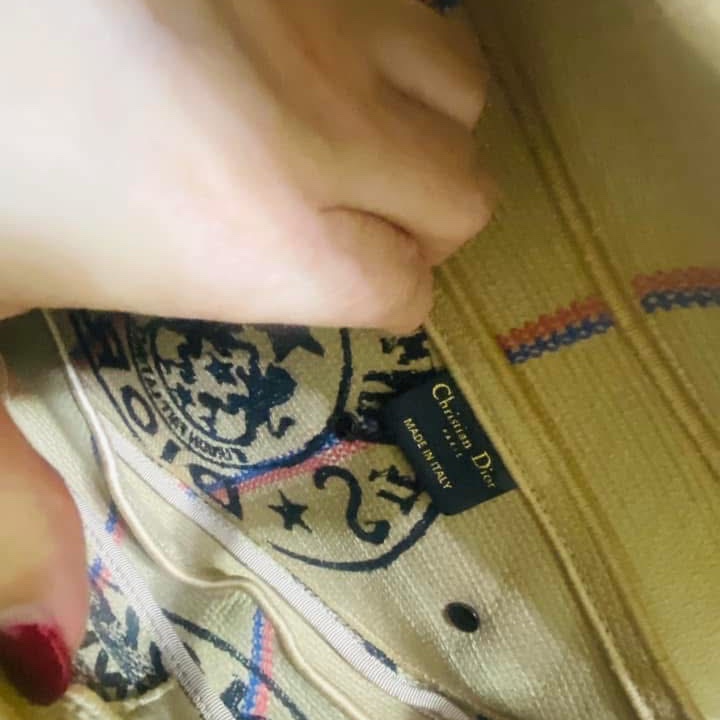 Dior Saddle bag 棉麻馬鞍包-16