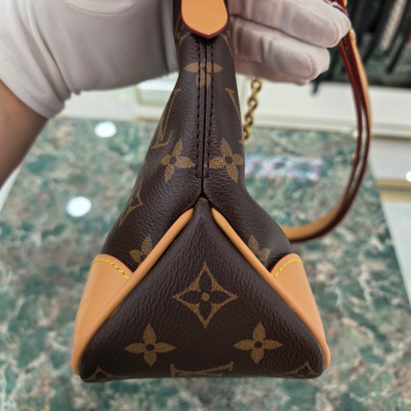 【99.9新】路易威登LV 黃牛角包 Boulogne老花 可以腋下背 也可以斜挎 非常耐用 芯片-4