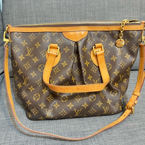 LV 老花 托特 水餃包 手提 肩揹-9