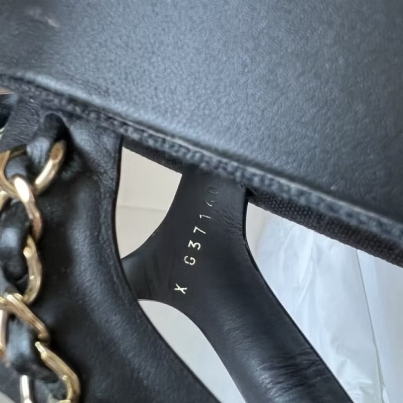 二手私物 CHANEL 香奈兒 鏈條涼鞋 37碼-4