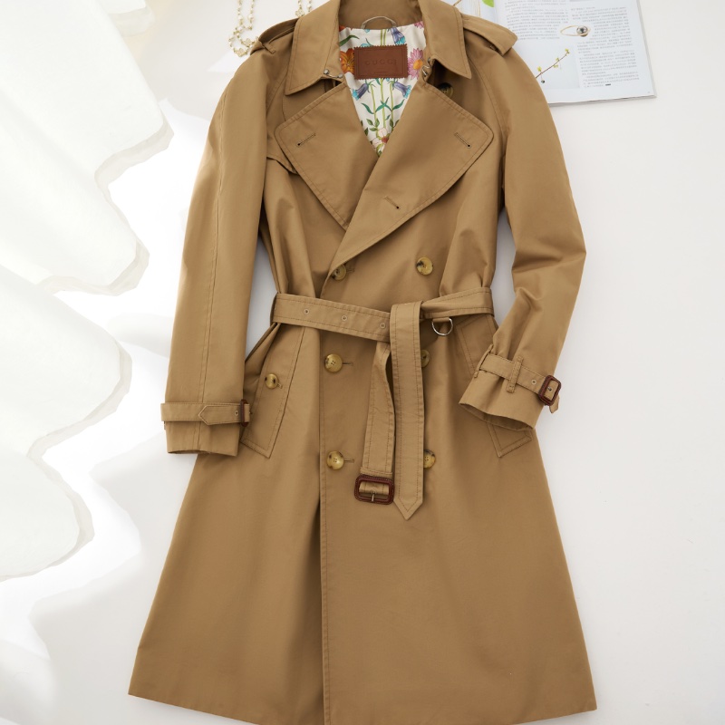 🈹*減價 超值*  GUCCI 重工款 時尚風衣-1