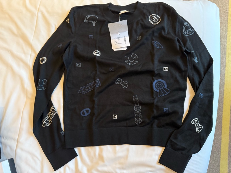 💖Hermes 針織上衣 黑色 全新💖 40號 2025新款-3