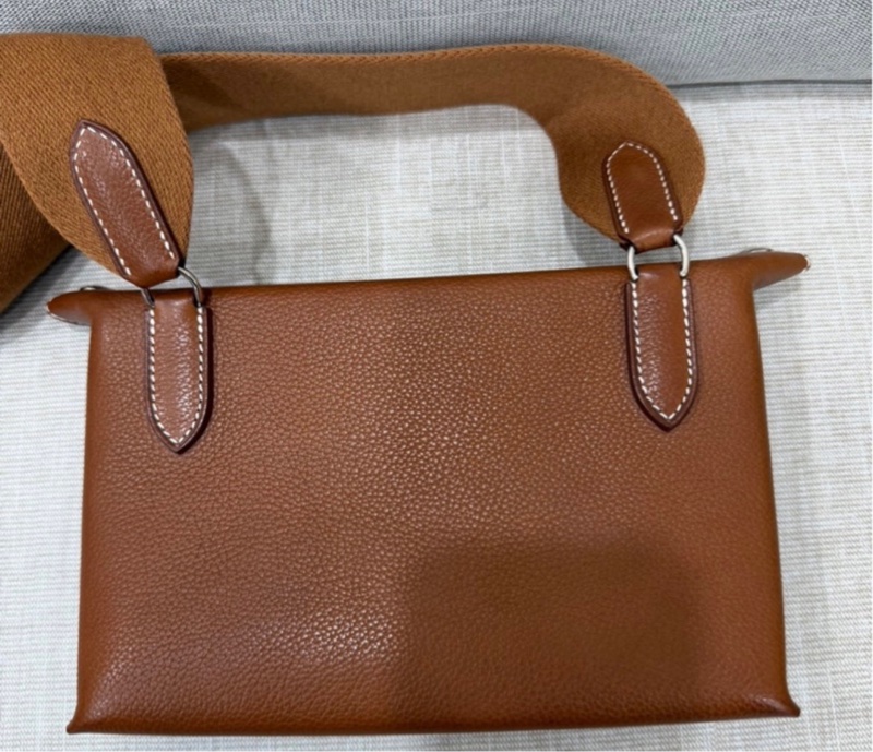 Hermès Videpoches 福寶馬鞍皮 金棕色 閒置近全新未拆模-1