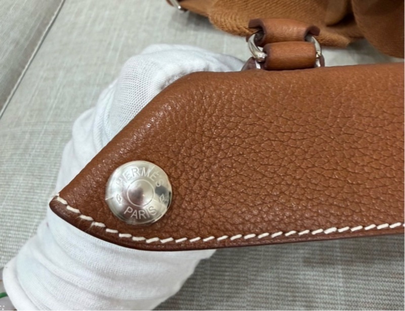 Hermès Videpoches 福寶馬鞍皮 金棕色 閒置近全新未拆模-3