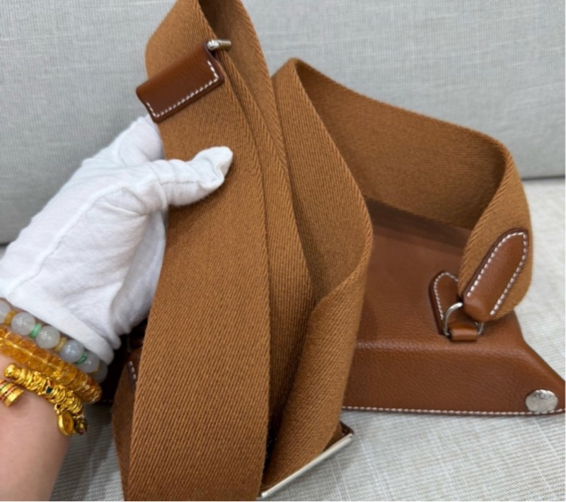 Hermès Videpoches 福寶馬鞍皮 金棕色 閒置近全新未拆模-22