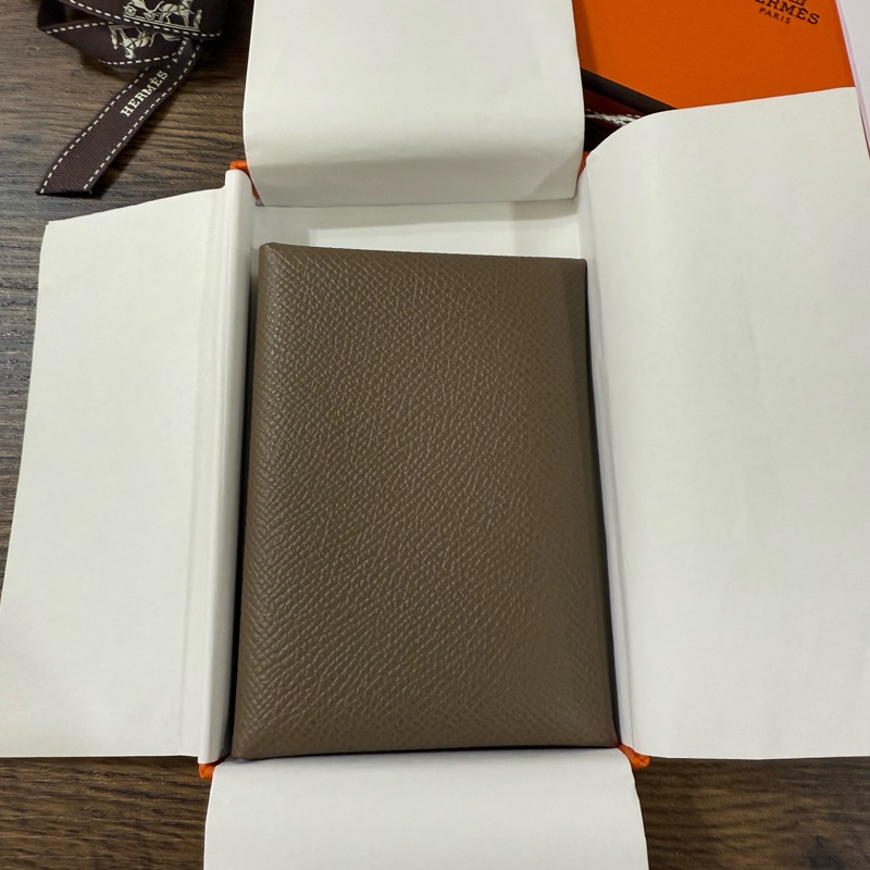 💖Hermes Calvi duo💖 大象灰 全新-1