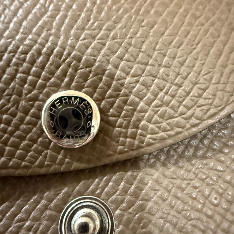 💖Hermes Calvi duo💖 大象灰 全新-3