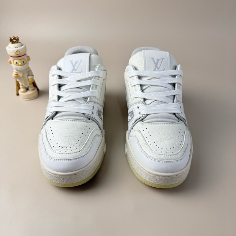 LV/路易威登 Trainer白水泥休閒鞋 36.5碼 95新 品相完美 鞋底磨損輕微-0