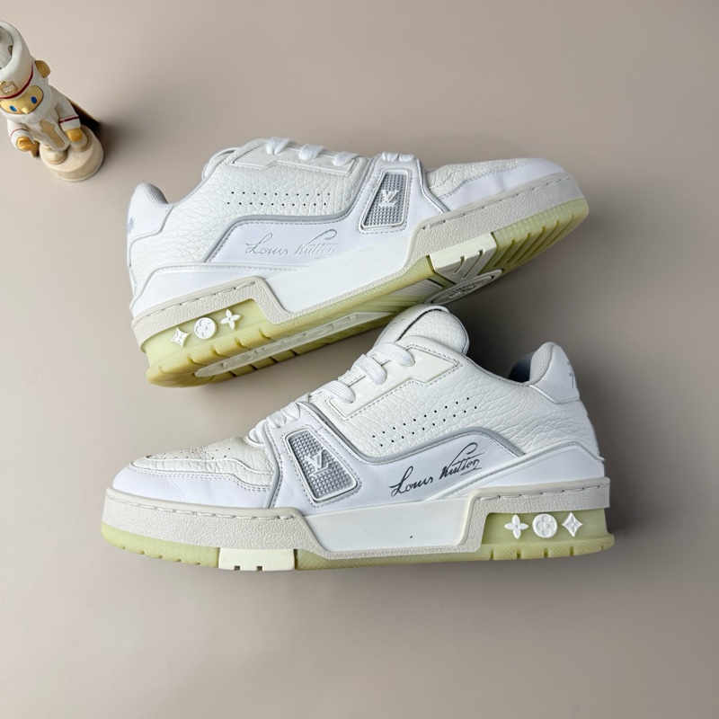 LV/路易威登 Trainer白水泥休閒鞋 36.5碼 95新 品相完美 鞋底磨損輕微-4