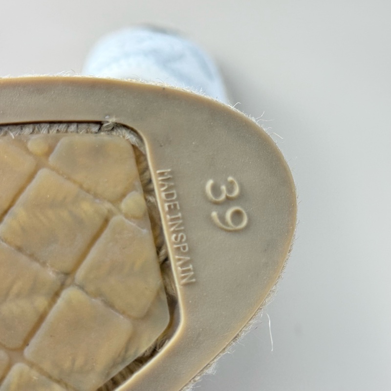 CHANEL/香奈儿 黑白织面渔夫鞋 39码 99新 品相完美-2