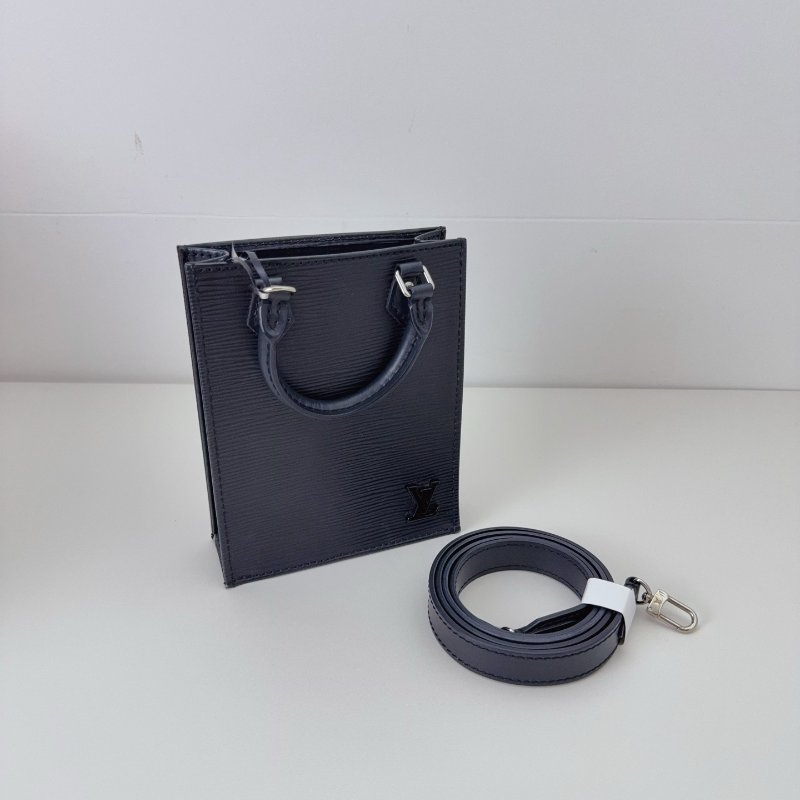 LV 路易威登 黑色 水波纹 牛皮 mini 琴譜包-0