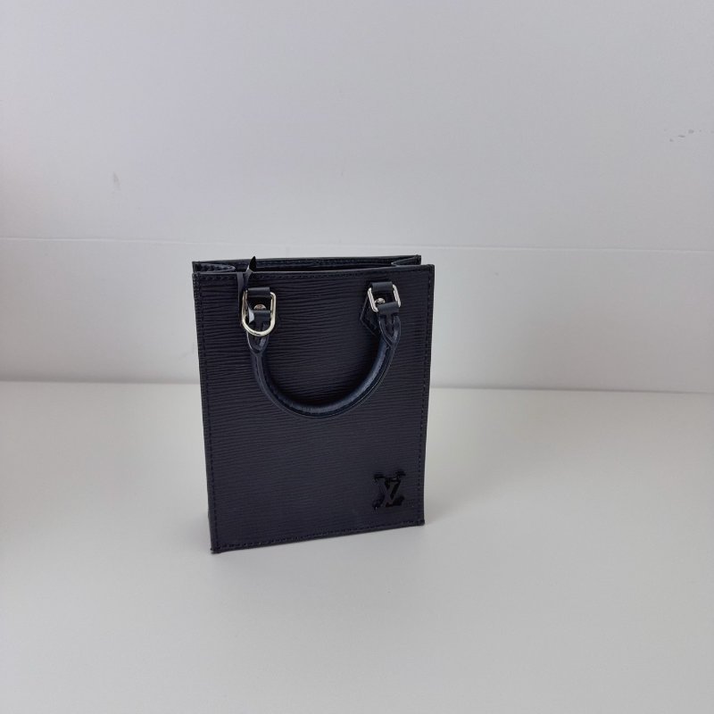 LV 路易威登 黑色 水波纹 牛皮 mini 琴譜包-1