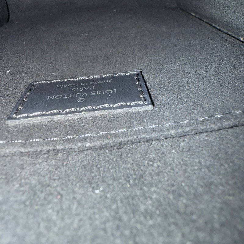 LV 路易威登 黑色 水波纹 牛皮 mini 琴譜包-8